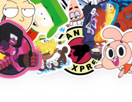 Modern Cartoons Stickers